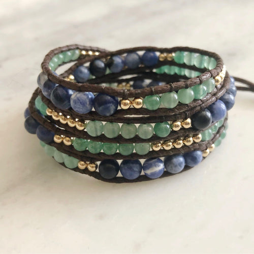 Take A Hike Bracelet in 14k Gold