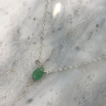 Teardrop Necklace in Sterling Silver