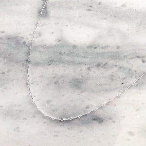 Link Choker in Sterling Silver
