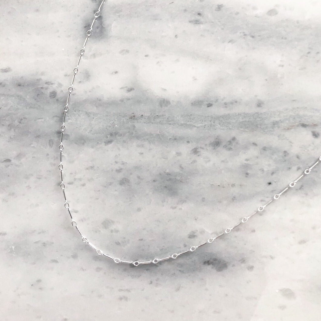 Link Choker in Sterling Silver