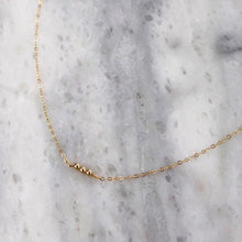 Power of Three Choker in 14k Gold