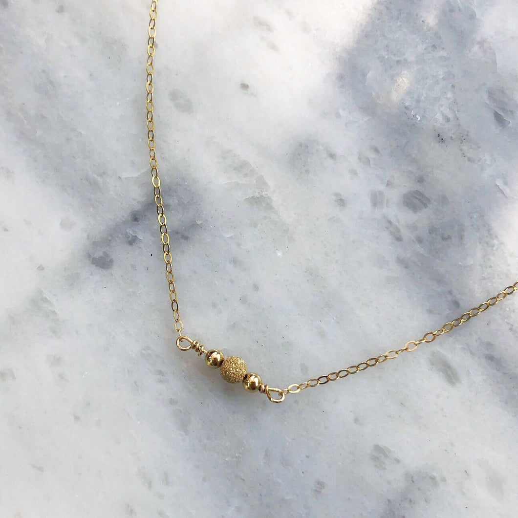 Stardust Choker in 14k Gold