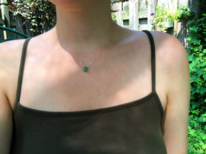 Teardrop Necklace in Sterling Silver