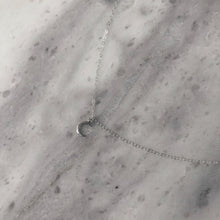 Moon Choker Necklace in Sterling Silver