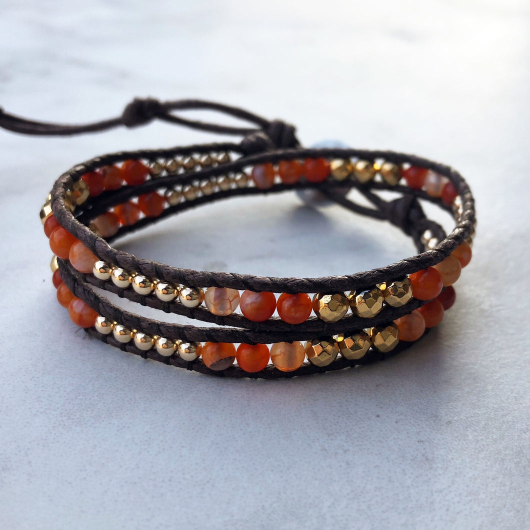 Sunset Bracelet in 14k Gold