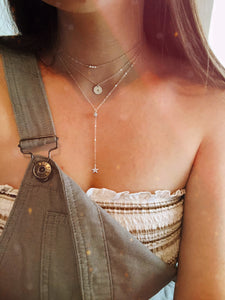 Initial Necklace in Sterling Silver
