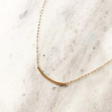 Tunnel Necklace in 14k Gold