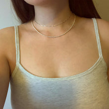 Simple Beaded Necklace in 14k Gold